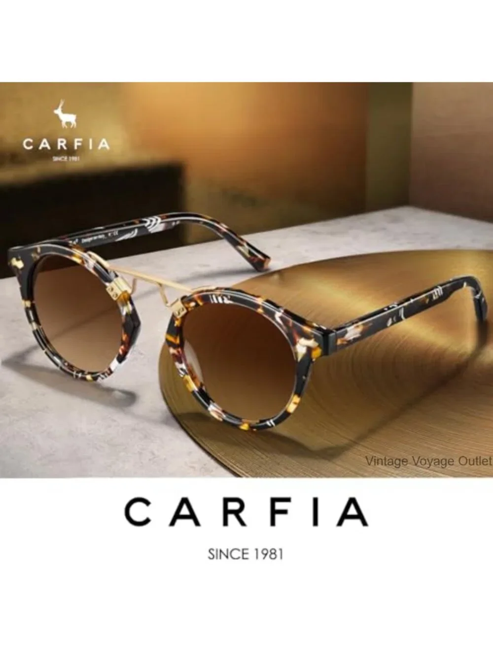 Round Polarized Sunglasses for Women Small Face Acetate UV400